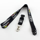 Mugen Black Keychain Lanyard