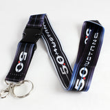 Ford Mustang 5.0 Keychain Lanyard with Detachable Quick Release
