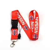 NISSAN JDM NISMO NEW Red Lanyard Key Chain Cell Phone Strap Quick Release