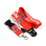 NISSAN JDM NISMO NEW Red Lanyard Key Chain Cell Phone Strap Quick Release