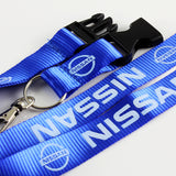 Nissan Blue Keychain Lanyard