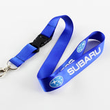Blue SUBARU Impreza WRX STI BRZ Forester Crosstrek Legacy Outback Keychain Lanyard
