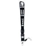 SUZUKI Racing Set of Biker Keychain Lanyard Motorcycle Strap Tag with GSX Backpack Metal Hook Key Ring