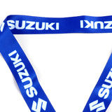 SUZUKI Racing Set of Biker Blue Keychain Lanyard Motorcycle Strap Tag with GSX Backpack Metal Hook Key Ring