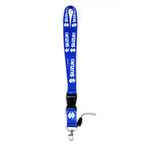 SUZUKI Racing Set of Biker Blue Keychain Lanyard Motorcycle Strap Tag with GSX Backpack Metal Hook Key Ring