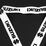 SUZUKI Racing Set of Biker White Keychain Lanyard Motorcycle Strap Tag with GSX Backpack Metal Hook Key Ring