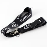 New Toyota Black Keychain Lanyard