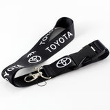 New Toyota Black Keychain Lanyard