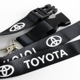 2019-2021 Toyota Supra A90 Unpainted Black 3-Piece Front Bumper Body Spoiler Splitter Lip Kit with Keychain Set
