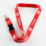 Toyota Red Keychain Lanyard