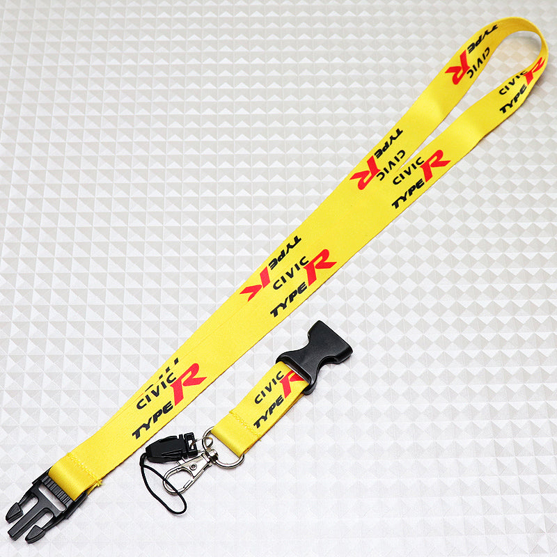 Honda Civic Type R Yellow Keychain Lanyard – MAKOTO_JDM