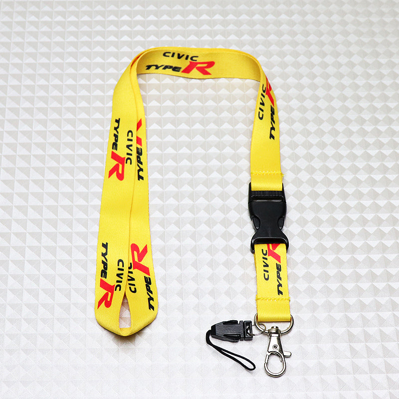 Honda Civic Type R Yellow Keychain Lanyard – MAKOTO_JDM
