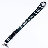 YAMAHA Racing Set of Blue/Black Biker Keychain Lanyard Motorcycle Key chain Strap Tag