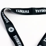 YAMAHA Racing Set of Blue/Black Biker Keychain Lanyard Motorcycle Key chain Strap Tag