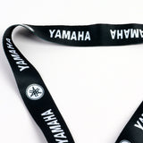 YAMAHA Racing Black Biker Keychain Lanyard Motorcycle Key chain Strap Tag