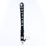 YAMAHA Racing Set of Blue/Black Biker Keychain Lanyard Motorcycle Key chain Strap Tag