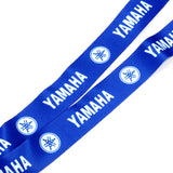 YAMAHA Racing Set of Blue Biker Keychain Lanyard Motorcycle Key chain Strap Tag