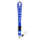 Blue Set of YAMAHA Racing Biker Keychain Lanyard Motorcycle Key chain Strap Tag