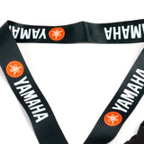 YAMAHA Racing Set of Black/Red Biker Keychain Lanyard Motorcycle Key chain Strap Tag