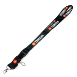 YAMAHA Racing Set of Black/Red Biker Keychain Lanyard Motorcycle Key chain Strap Tag