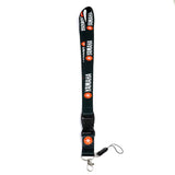 YAMAHA Racing Set of Black/Red Biker Keychain Lanyard Motorcycle Key chain Strap Tag