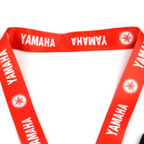 For YAMAHA Racing Red Biker Keychain Lanyard Motorcycle Key chain Strap Tag