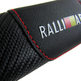 Mitsubishi Ralliart Black Carbon Fiber Look Seat Belt Cover X2