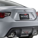 2pcs Black ABS License Plate Tag Frame Cover with Car Trunk Emblems For 3.8L L67