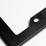 2pcs Black ABS License Plate Tag Frame Cover with Car Trunk Emblems For 3.8L L67