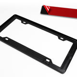 2pcs Carbon Look ABS License Plate Tag Frame Cover with Car Trunk Emblems For 5.7L_LS1