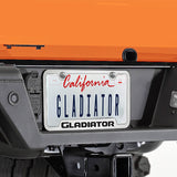 Au-Tomotive Gold for JEEP GLADIATOR Stainless Steel Brushed Laser Etched License Plate Frame - GF.GLAD.ES