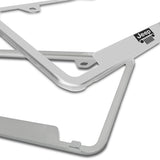 Au-Tomotive Gold Genuine JEEP Grille Laser Etched Logo Stainless Steel Cut-Out License Plate Frame GF.JEEG.EC