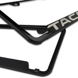 Toyota Tacoma Black Stainless Steel Laser Etched License Plate Frame Genuine OEM GF.TAC.EB