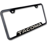 Toyota Tacoma Black Stainless Steel Laser Etched License Plate Frame Genuine OEM GF.TAC.EB