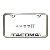 Toyota Tacoma Stainless Steel Laser Etched License Plate Frame Genuine OEM GF.TAC.EC
