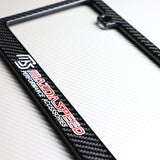 Mazdaspeed 100% Real Carbon Fiber License Plate Frame with Caps & Screws
