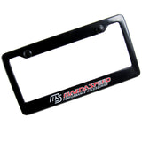 Mazdaspeed Black ABS License Plate Frame with Caps x2