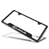For LEXUS Carbon Fiber Look License Plate Frame ABS X1
