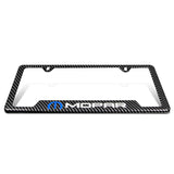 New For MOPAR Carbon Fiber Look License Plate Frame ABS X1