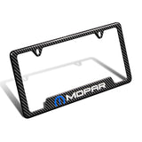 New For MOPAR Carbon Fiber Look License Plate Frame ABS X1