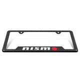NISSAN NISMO Carbon Fiber Look License Plate Frame ABS X1