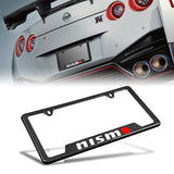 NISSAN NISMO Carbon Fiber Look License Plate Frame ABS X1