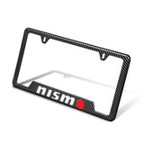 NISSAN NISMO Carbon Fiber Look License Plate Frame ABS X1