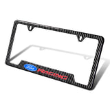 For FORD RACING Carbon Fiber Look License Plate Frame ABS X2