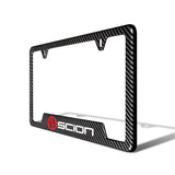 For SCION Carbon Fiber Look License Plate Frame ABS X1