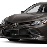 TRD 2 pcs Carbon Fiber Look High Quality ABS License Plate Frames with Caps Bolt Screw Set