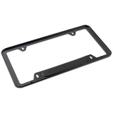 2PCS For DODGE RAM NEW Black Metal Stainless Steel License Plate Frame