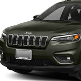 JEEP Stainless Steel 2pcs License Plate Frame with Caps Bolt Brand New SET