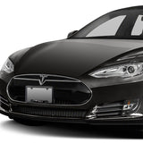 TESLA Stainless Steel License Plate Frame 2pcs Brand New Black SET with Caps Bolt