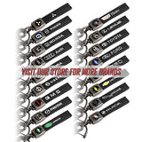 NISSAN NISMO Universal Black 3D Logo Leather Metal Gift Decor Quick Release Lanyard Keychain